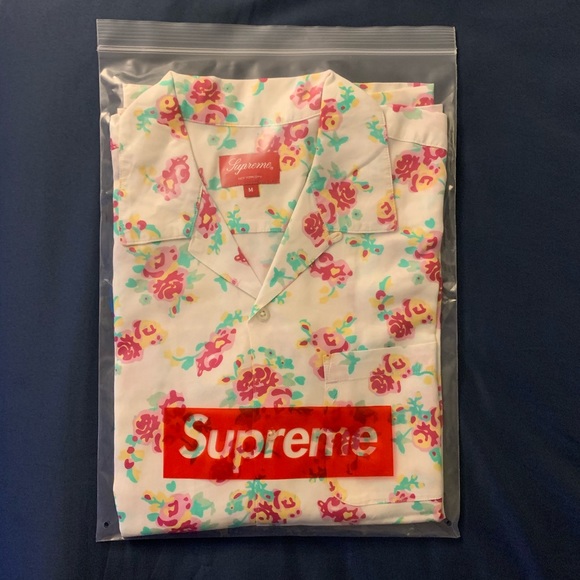 Supreme Other - Supreme Floral Rayon S/S White Med